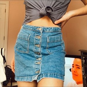 Brandy Denim Skirt